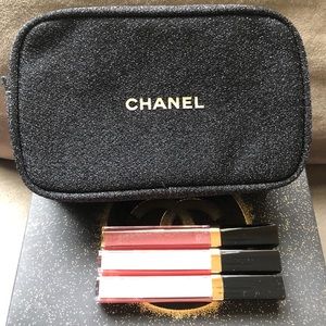 💕Auth Chanel Holiday Sheer Sensation Lip Trio💕